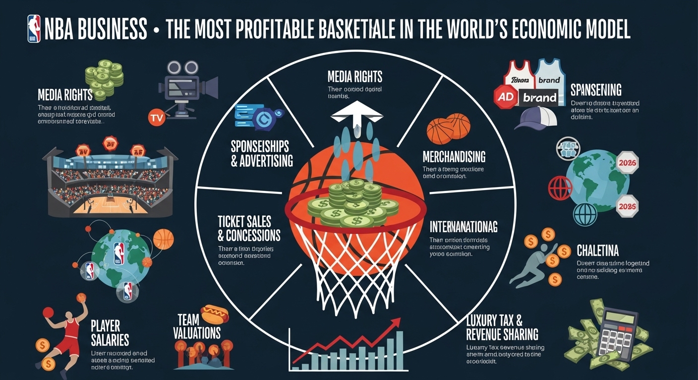 Bisnis NBA: Model Ekonomi Liga Basket Paling Menguntungkan di Dunia